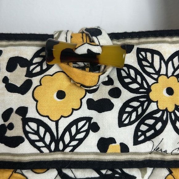 Vera Bradley Go Wild Over Multi-Color Quilted Retired Pattern Laptop Tote Bag - Picture 7 of 11